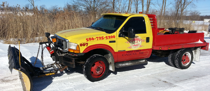 Reliable snow removal service