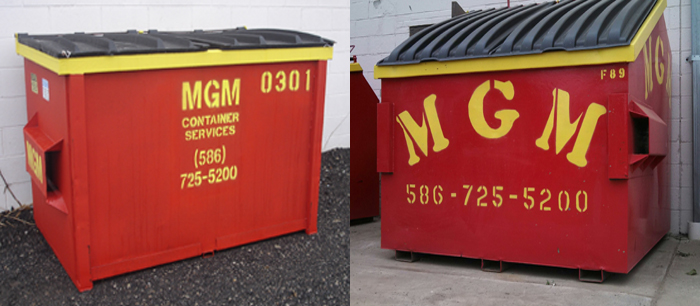 Our containers come in many sizes!